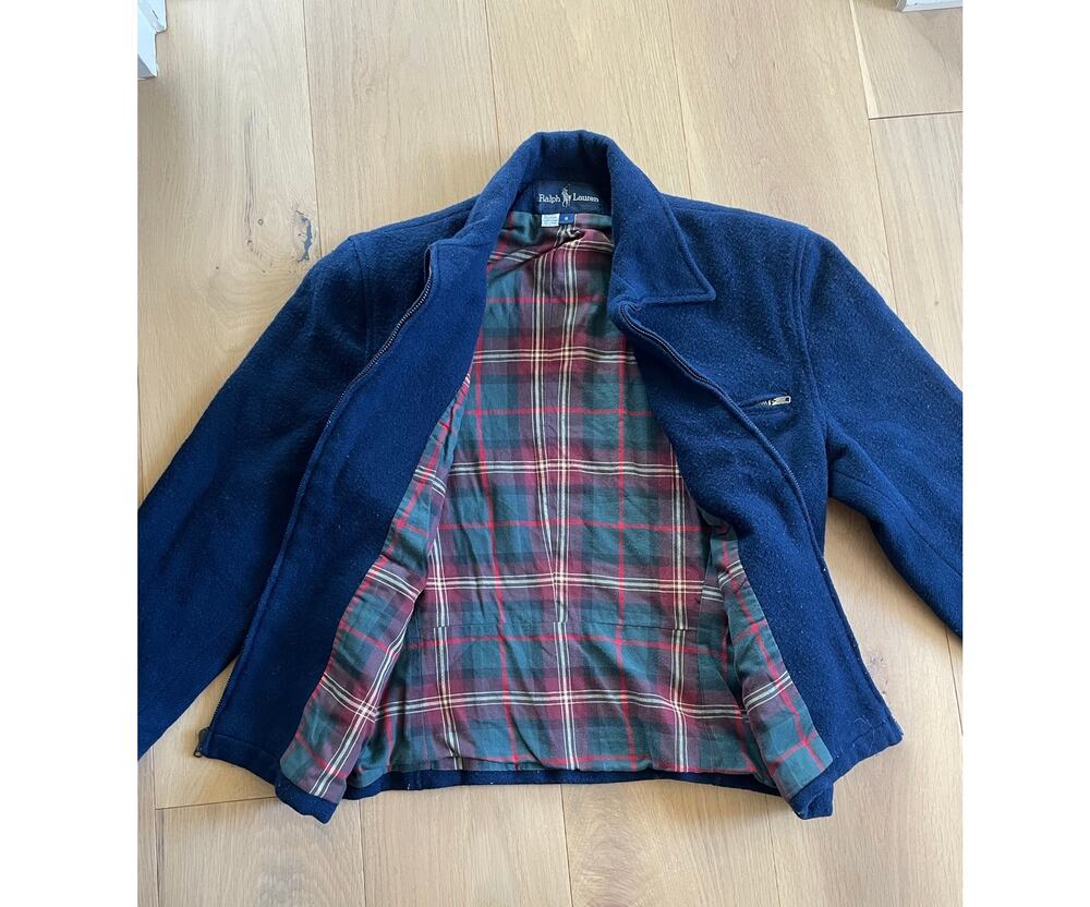 Made in USA Ralph Lauren wool equestrian jacket 8 80's 90's